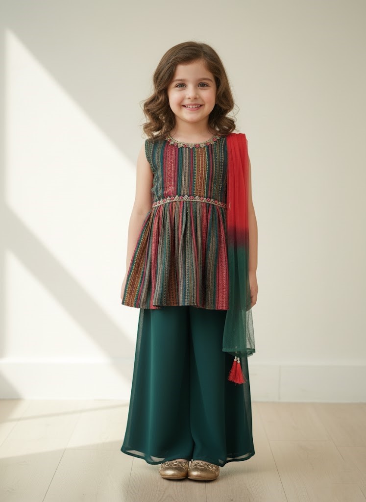 GIRL CHURIDAR L/P SS